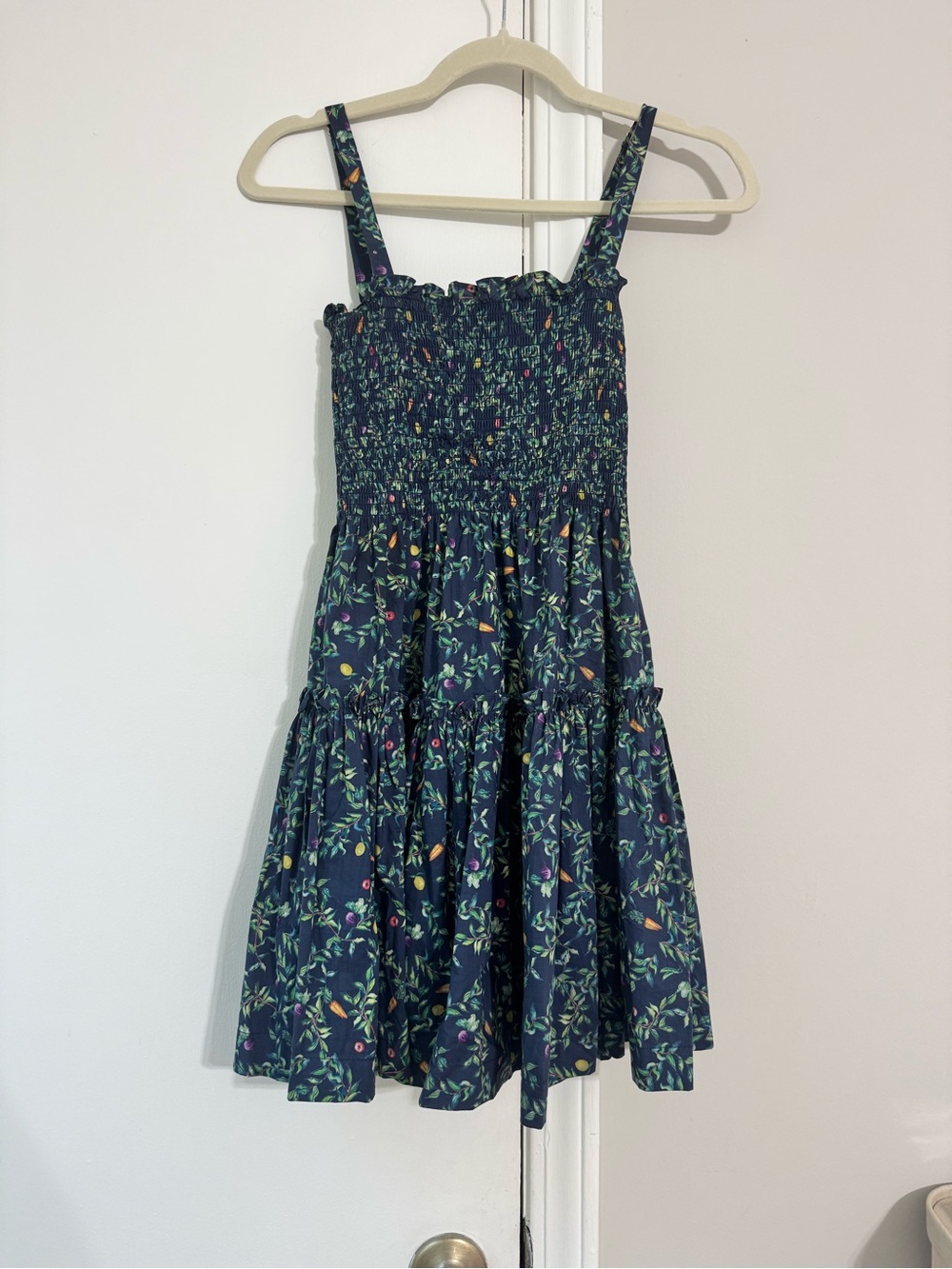 Hill House Navy Floral Tiered Sundress